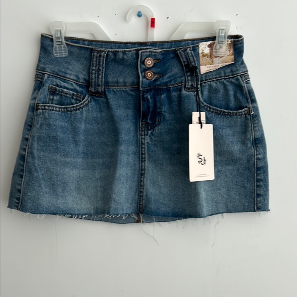Sincerely Jules Classic Blue Mini Skirt